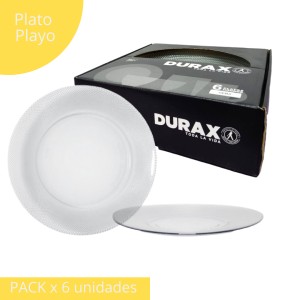 DURAX PACK x 6 PLATOS PLAYOS GEMA